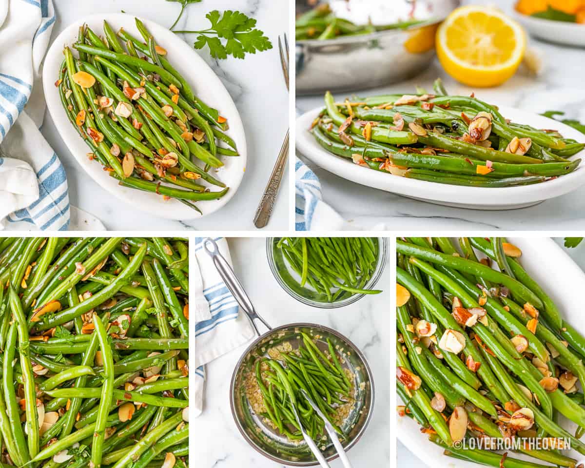 Green Beans Almondine • Love From The Oven