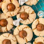 Peanut Butter Blossoms and Hershey's Kisses