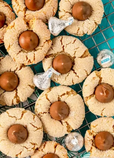 Peanut Butter Blossoms and Hershey's Kisses