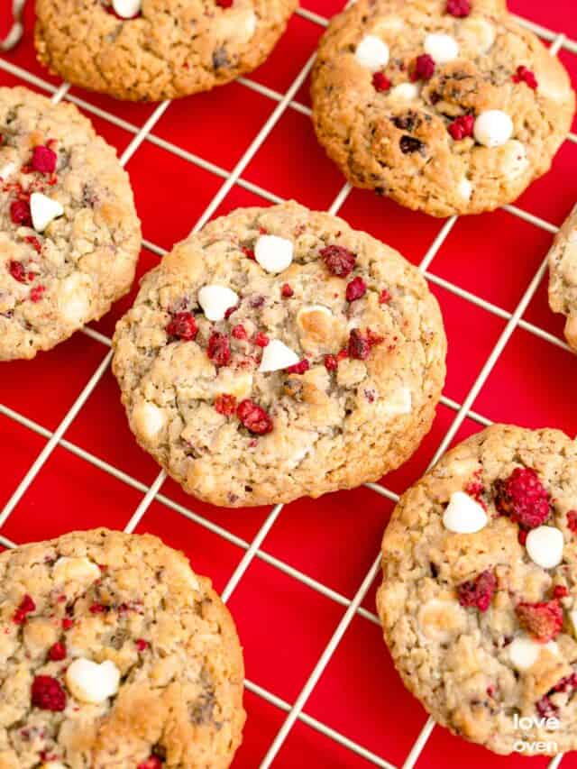 White Chocolate Raspberry Cookies