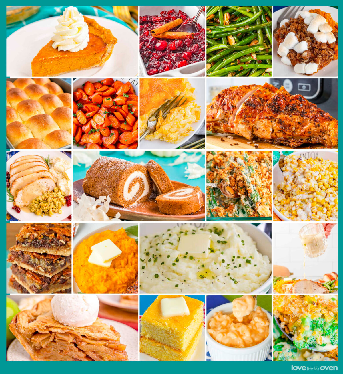 CLASSIC THANKSGIVING DINNER & DESSERT RECIPES~ THE COMPLETE MEAL