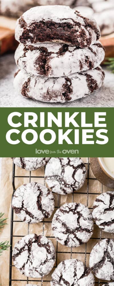 Chocolate Crinkle Cookies