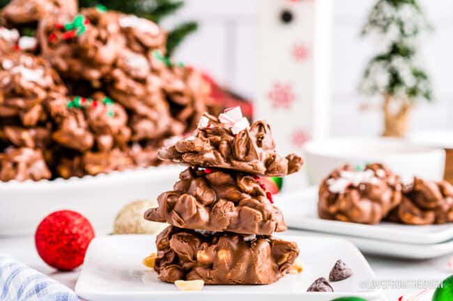 A stack of crockpot christmas crack