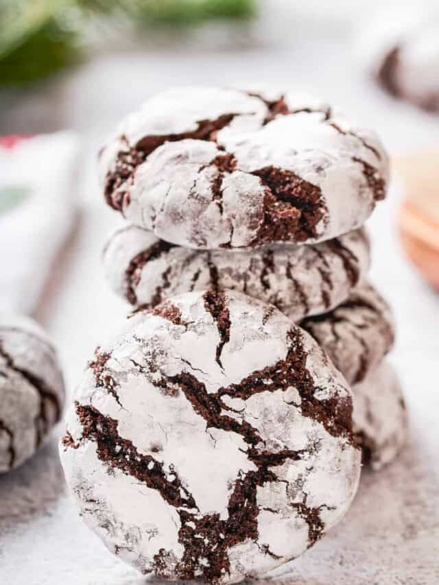 Chocolate Crinkle Cookies Story