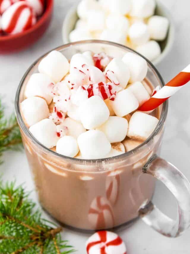 Peppermint Hot Chocolate Story