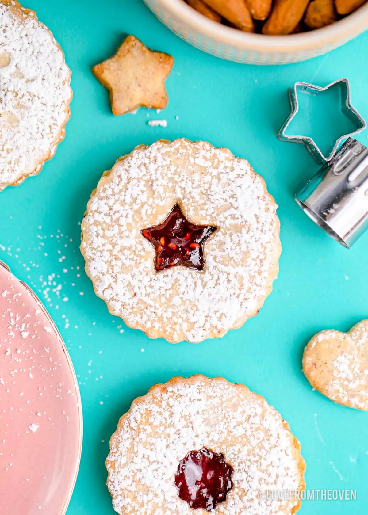 Linzer Cookies • Love From The Oven