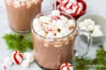 Peppermint Hot Chocolate • Love From The Oven