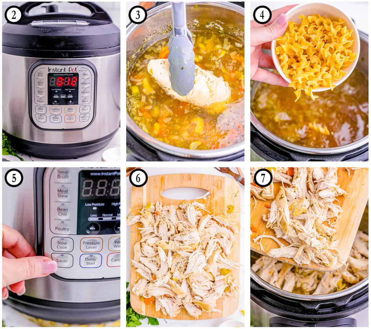 Instant Pot Chicken Soup • Love From The Oven