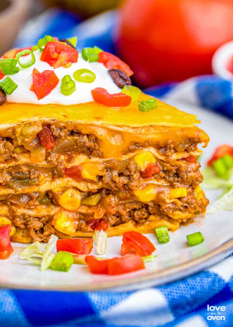 Taco Pie Recipe • Love From The Oven