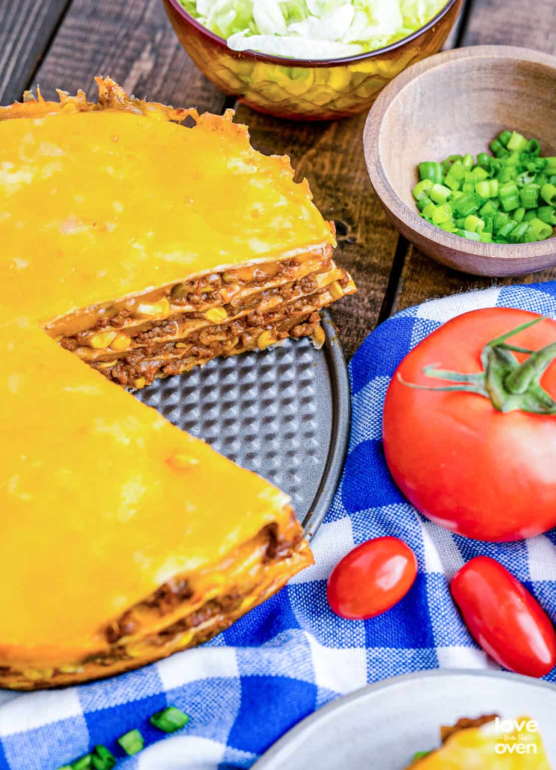 Taco Pie Recipe • Love From The Oven
