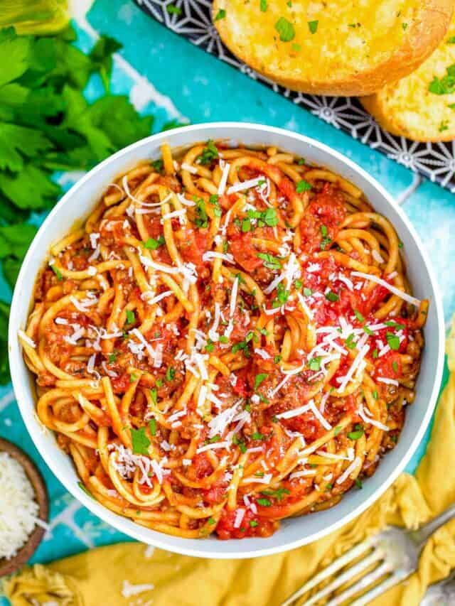 Instant Pot Spaghetti Story