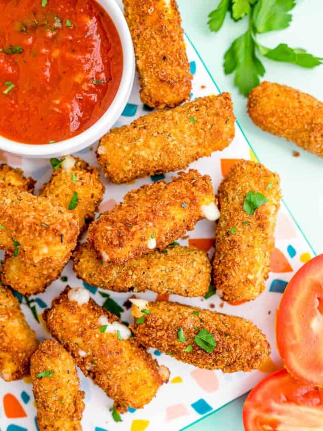 How To Make Mozzarella Sticks Story • Love From The Oven