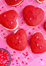 Red Velvet Whoopie Pies • Love From The Oven