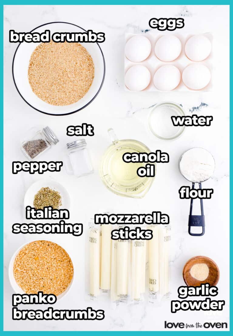 How To Make Mozzarella Sticks • Love From The Oven