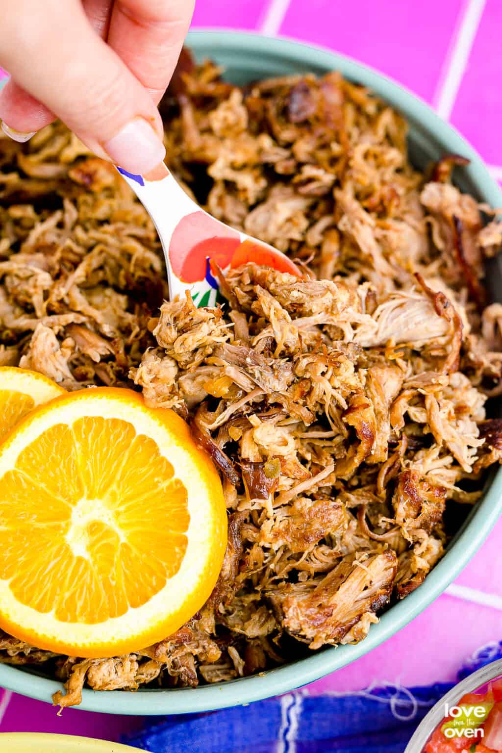 Slow Cooker Pork Carnitas • Love From The Oven