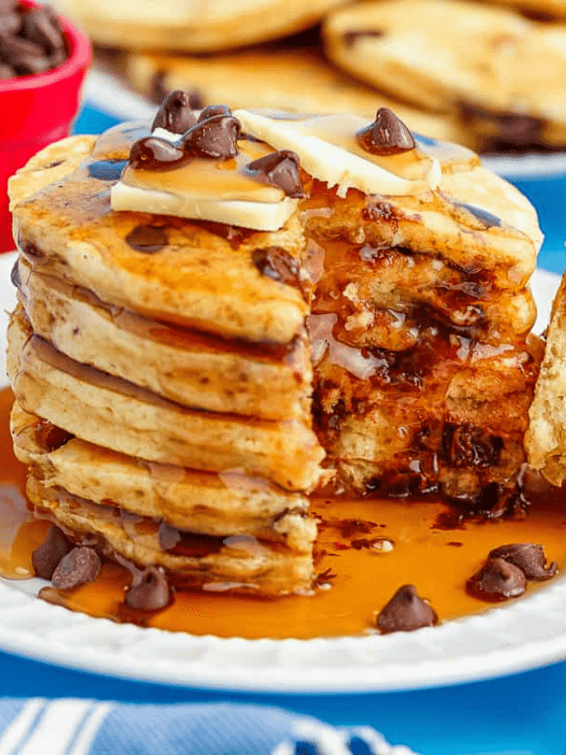 Chocolate Chip Pancakes Story • Love From The Oven