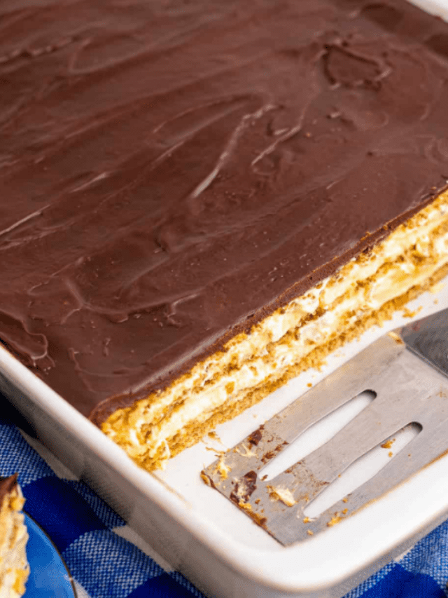 Chocolate Eclair Cake Story