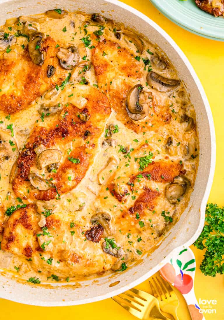 Easy Chicken Marsala Recipe (Made in one pan) Love From The Oven