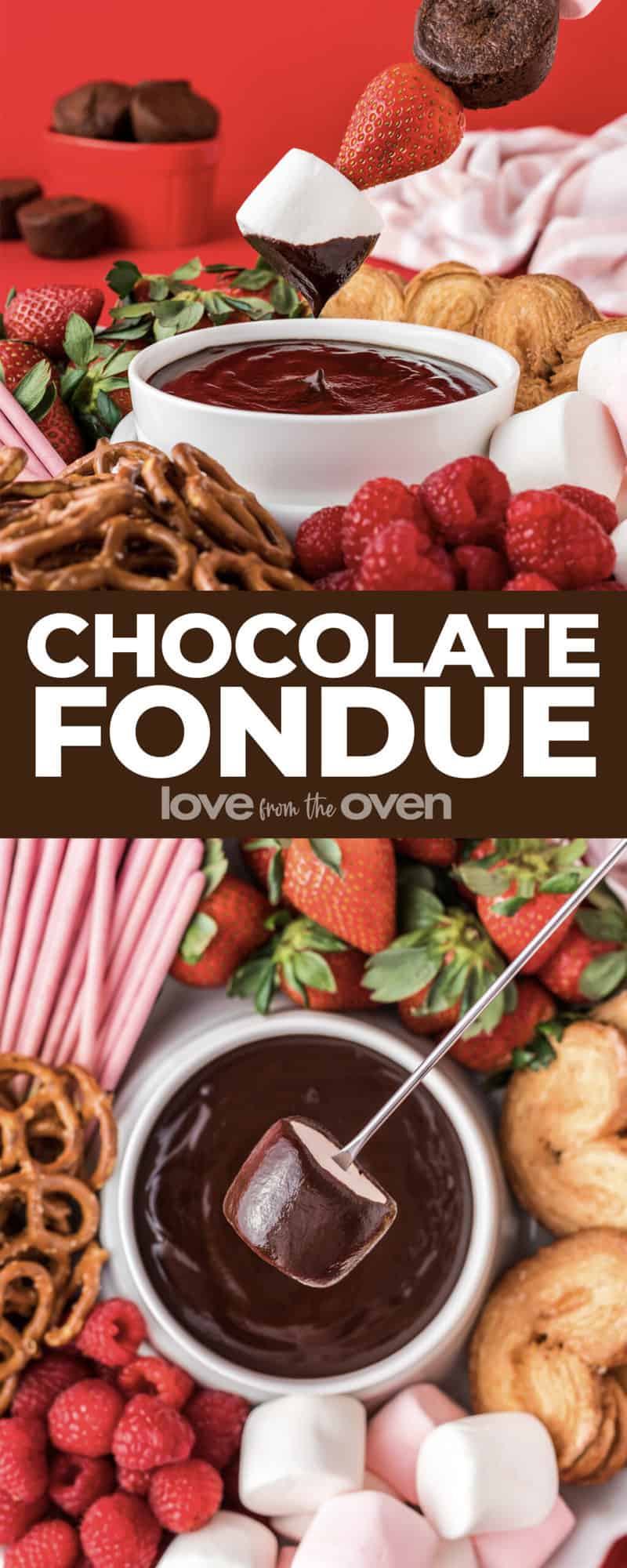 Chocolate Fondue Recipe (Just 3 Ingredients!)