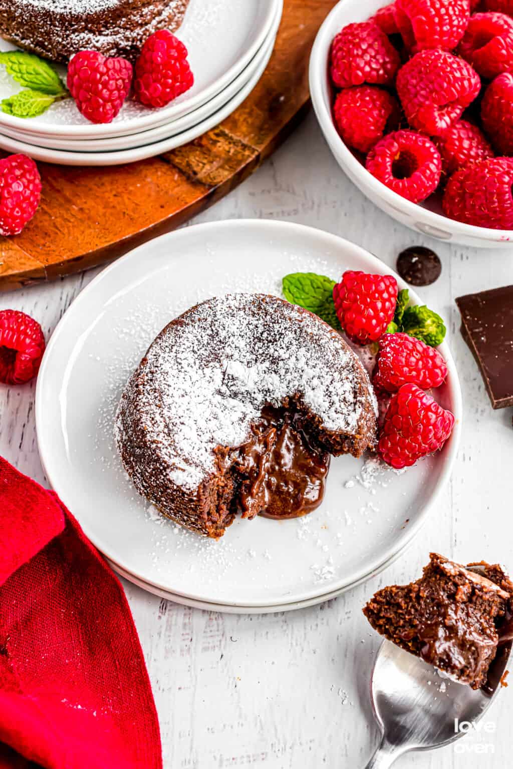 Molten Chocolate Lava(Easy Recipe) Love From The Oven