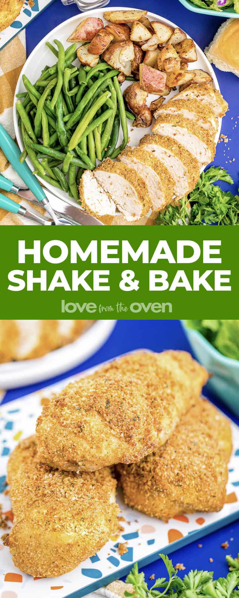 Homemade Shake and Bake Chicken - The Feathered Nester