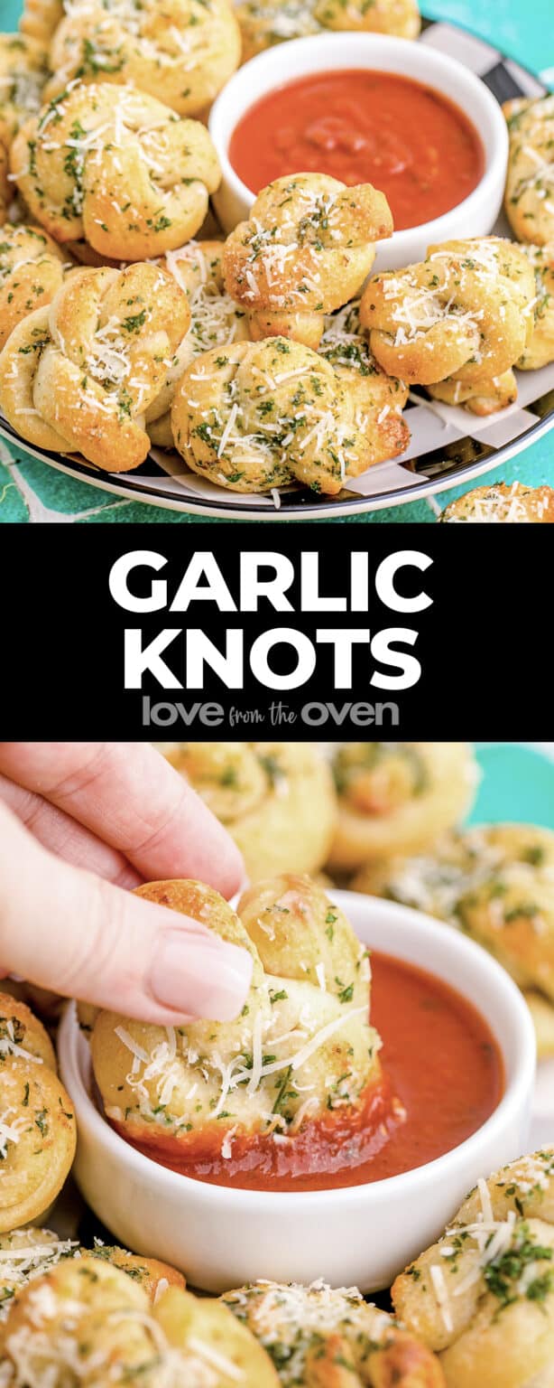 Easy Garlic Knots - Love From The Oven