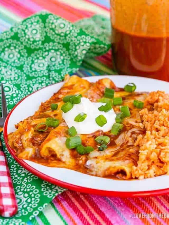 Cheese Enchiladas Story • Love From The Oven
