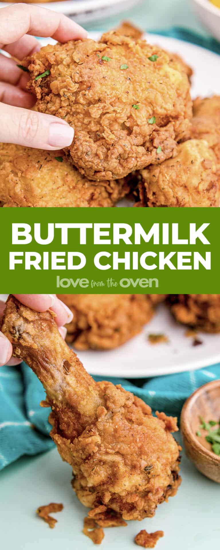Buttermilk Fried Chicken • Love From The Oven