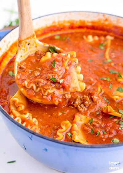 Lasagna Soup • Love From The Oven