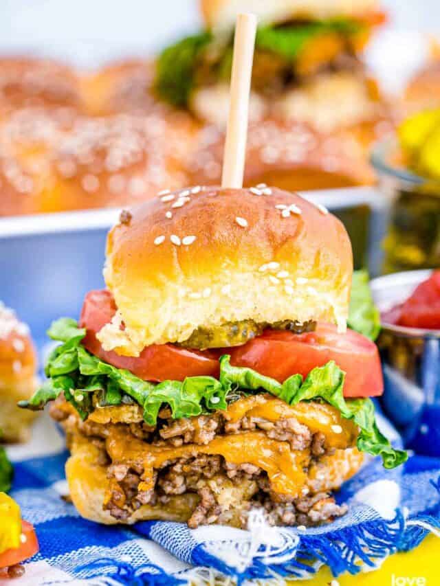 Cheeseburger Sliders Story