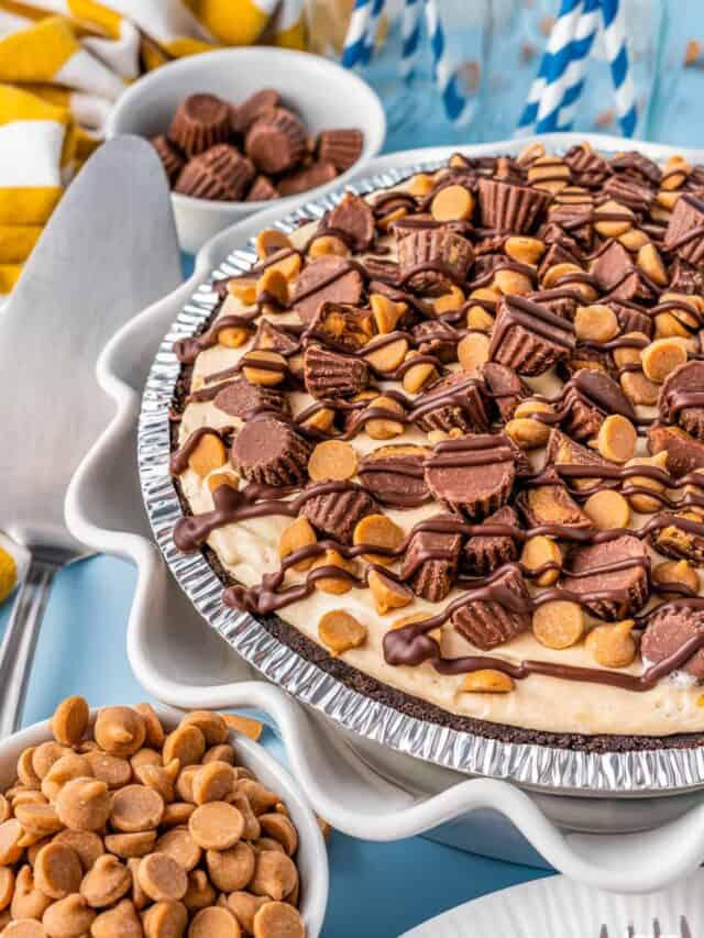 No Bake Peanut Butter Pie Recipe Story • Love From The Oven