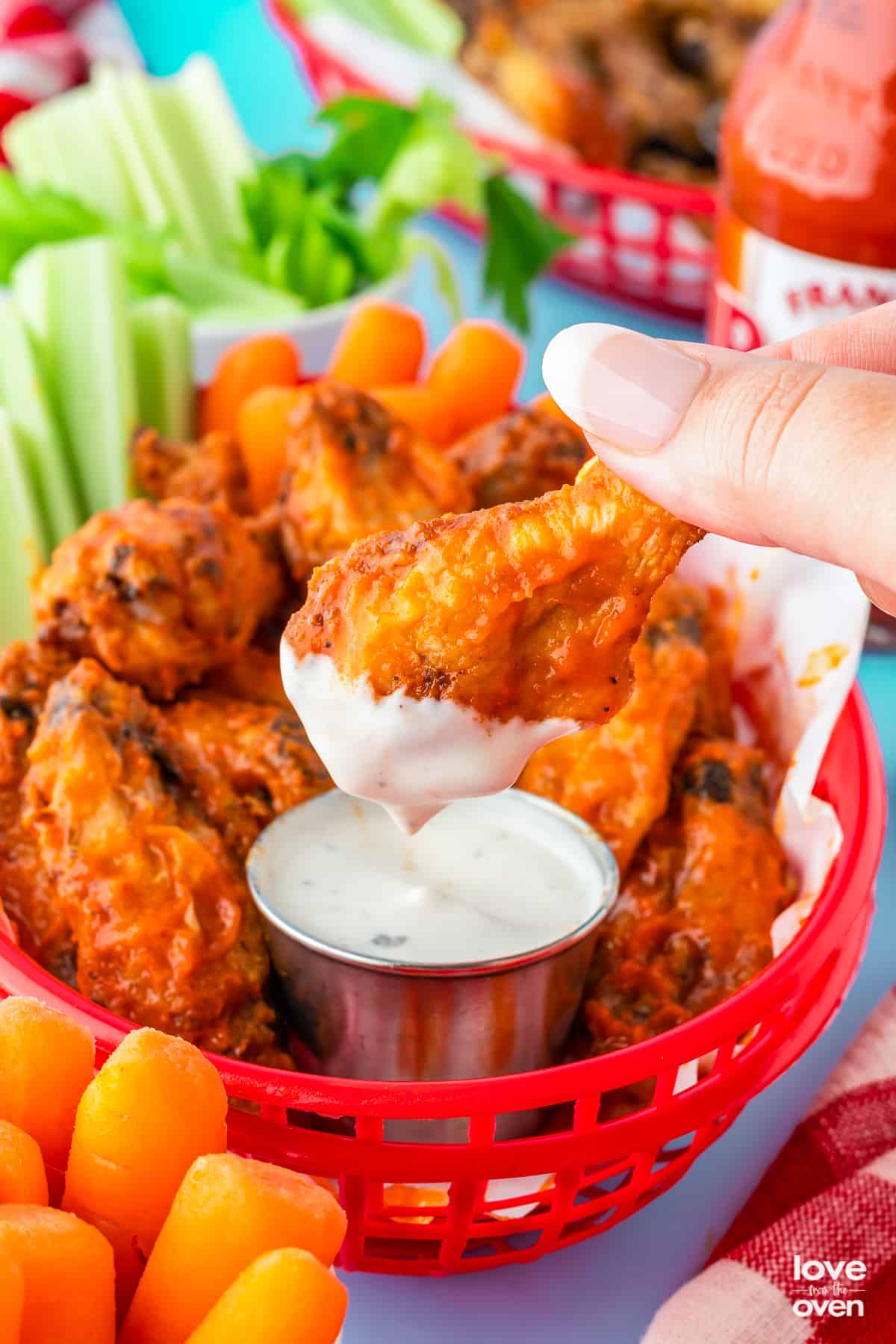 Frozen Chicken Wings In The Air Fryer • Love From The Oven