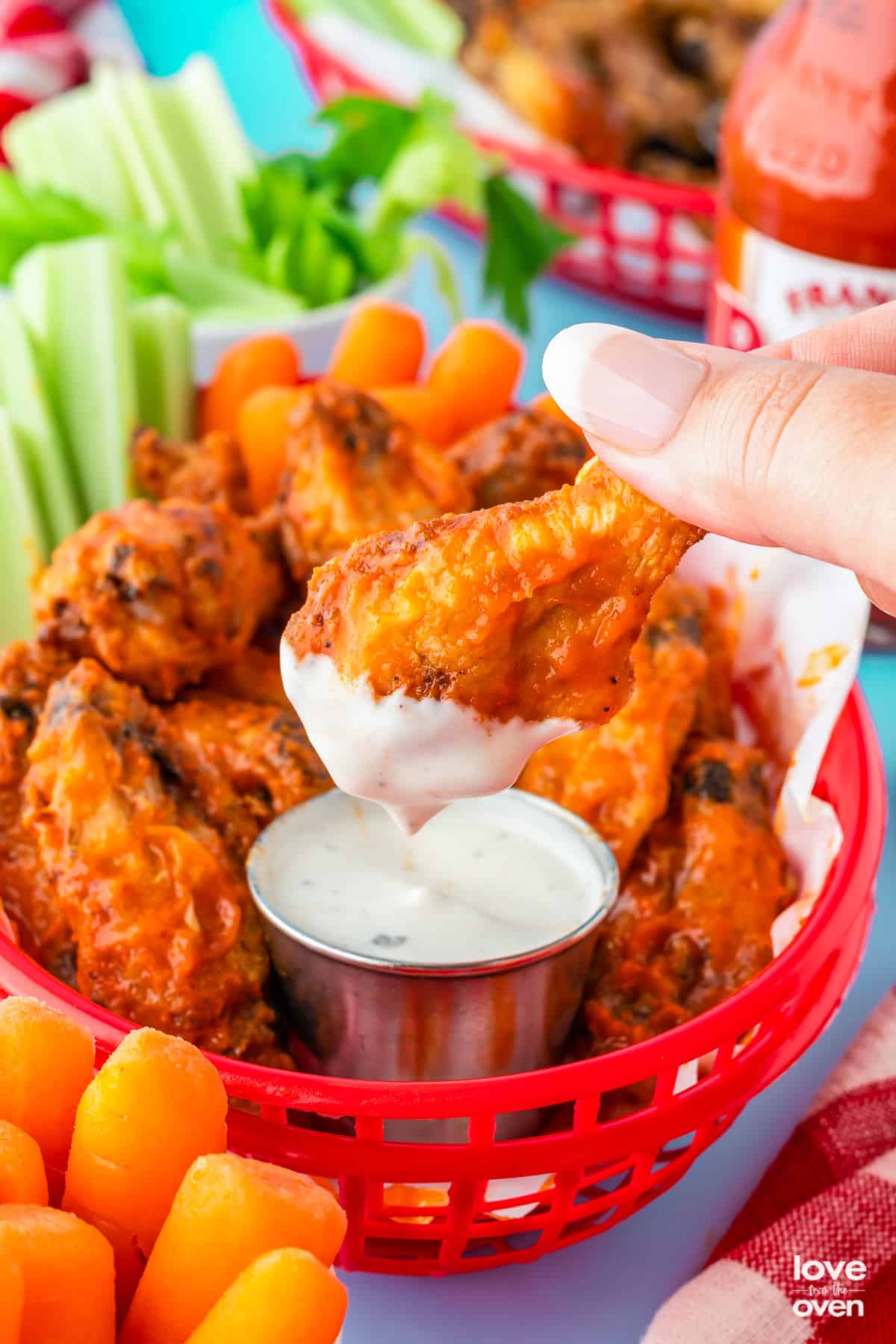 Frozen Chicken Wings in the Air Fryer