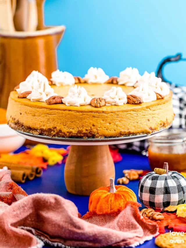 Easy Pumpkin Cheesecake Story