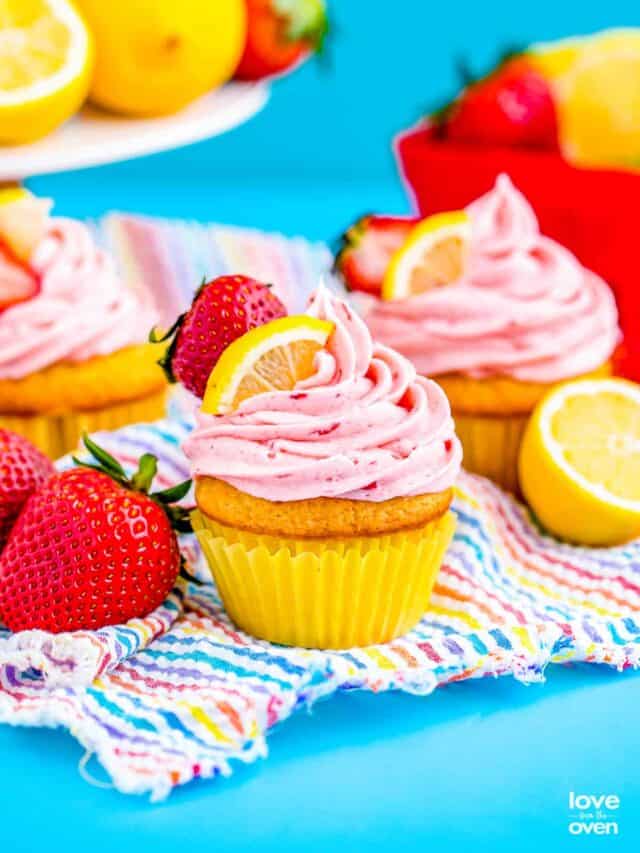 Strawberry Lemon Cupcakes Story