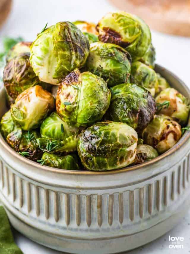 Air Fryer Brussel Sprouts Story