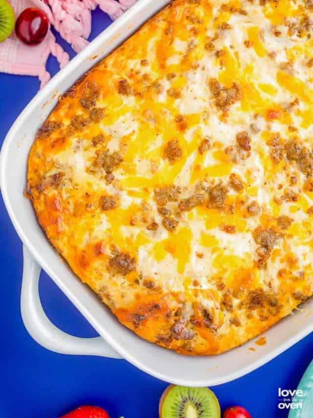 Biscuits and Gravy Casserole Story