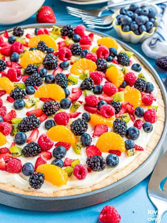 Sugar Cookie Fruit Pizza Story