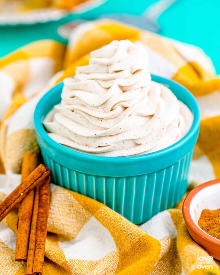 Cinnamon Whipped Cream • Love From The Oven