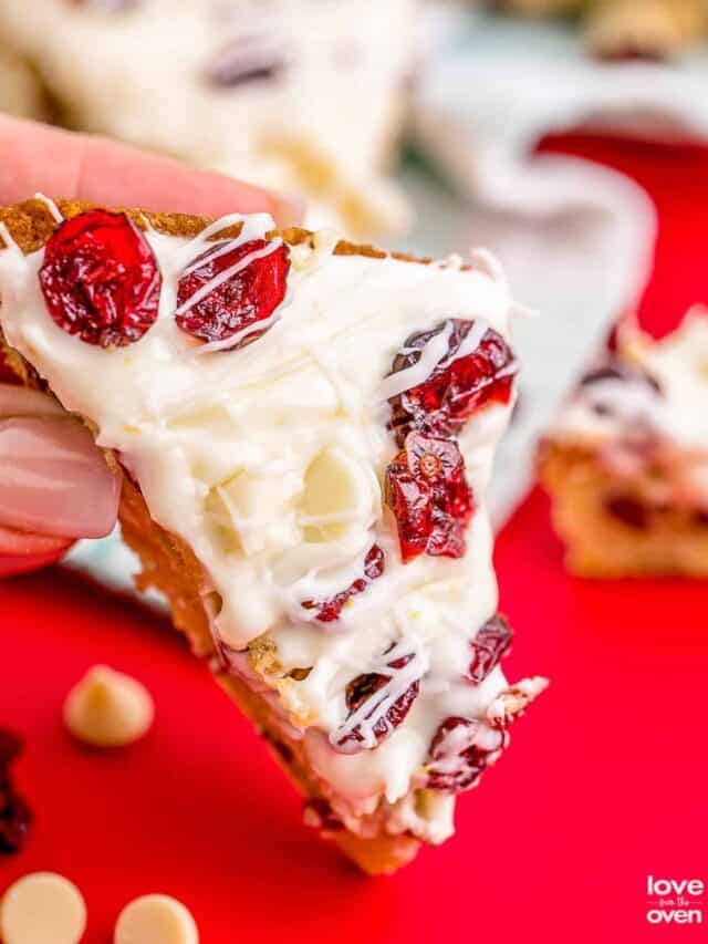Cranberry Bliss Bars Story
