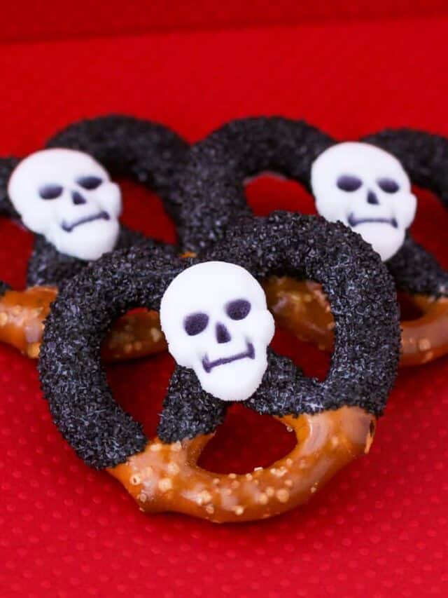 Chocolate Covered Halloween Pretzels Story