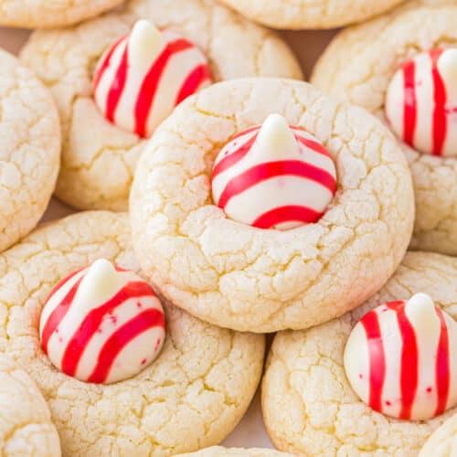 Peppermint Kiss Cookies • Love From The Oven