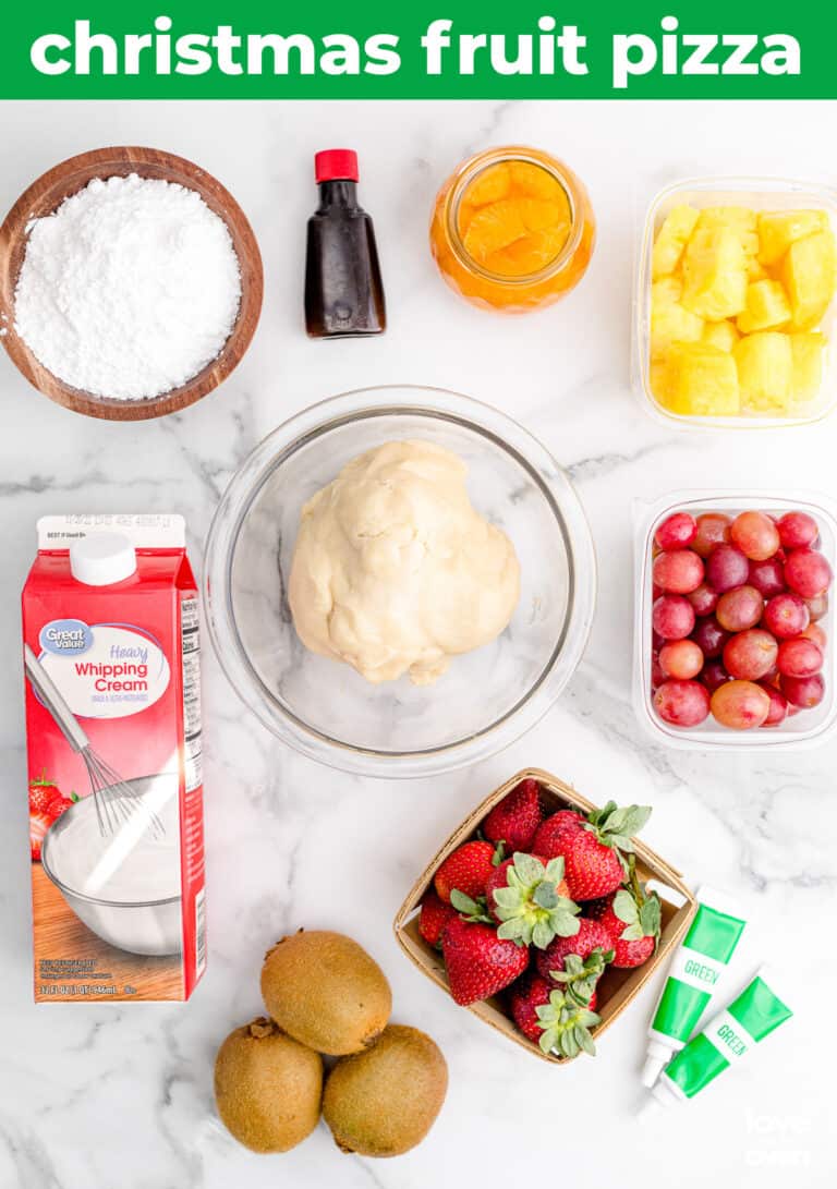 Christmas Fruit Pizza • Love From The Oven