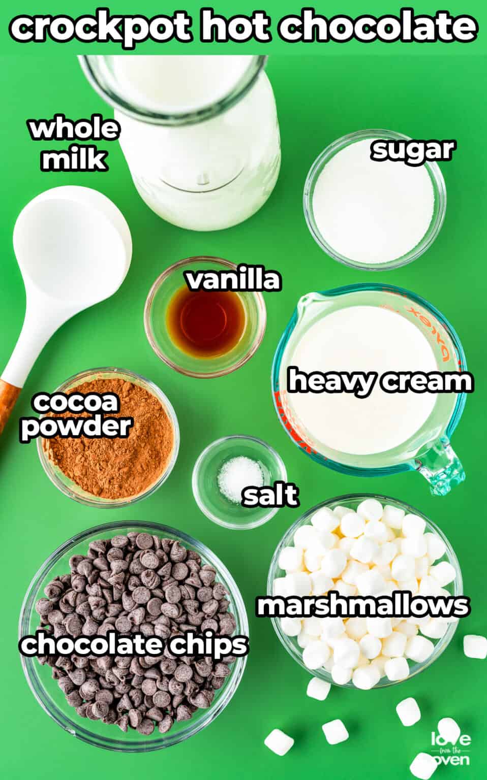 Crockpot Hot Chocolate • Love From The Oven