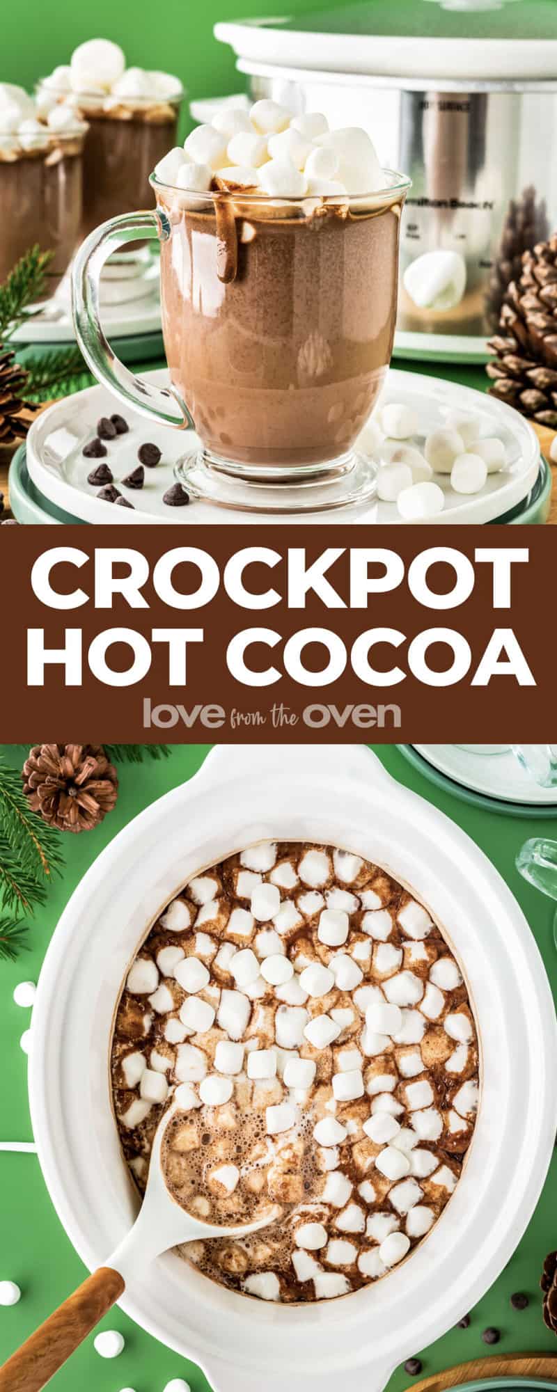 Crockpot Hot Chocolate Recipe - The Cookie Rookie®