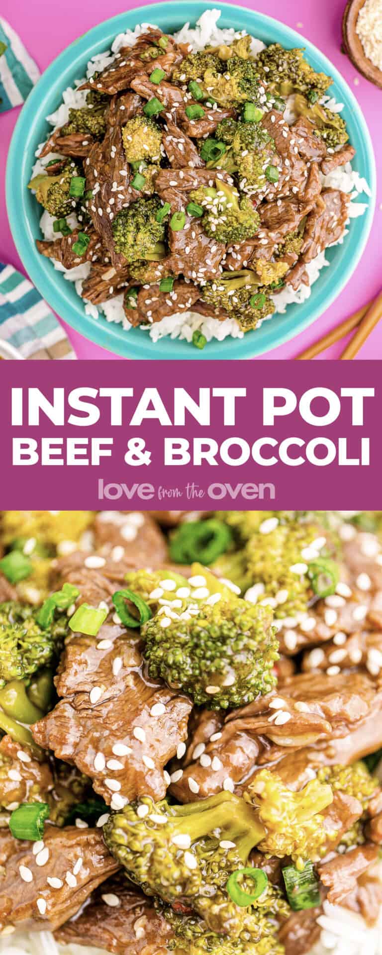 Easy Instant Pot Beef And Broccoli • Love From The Oven