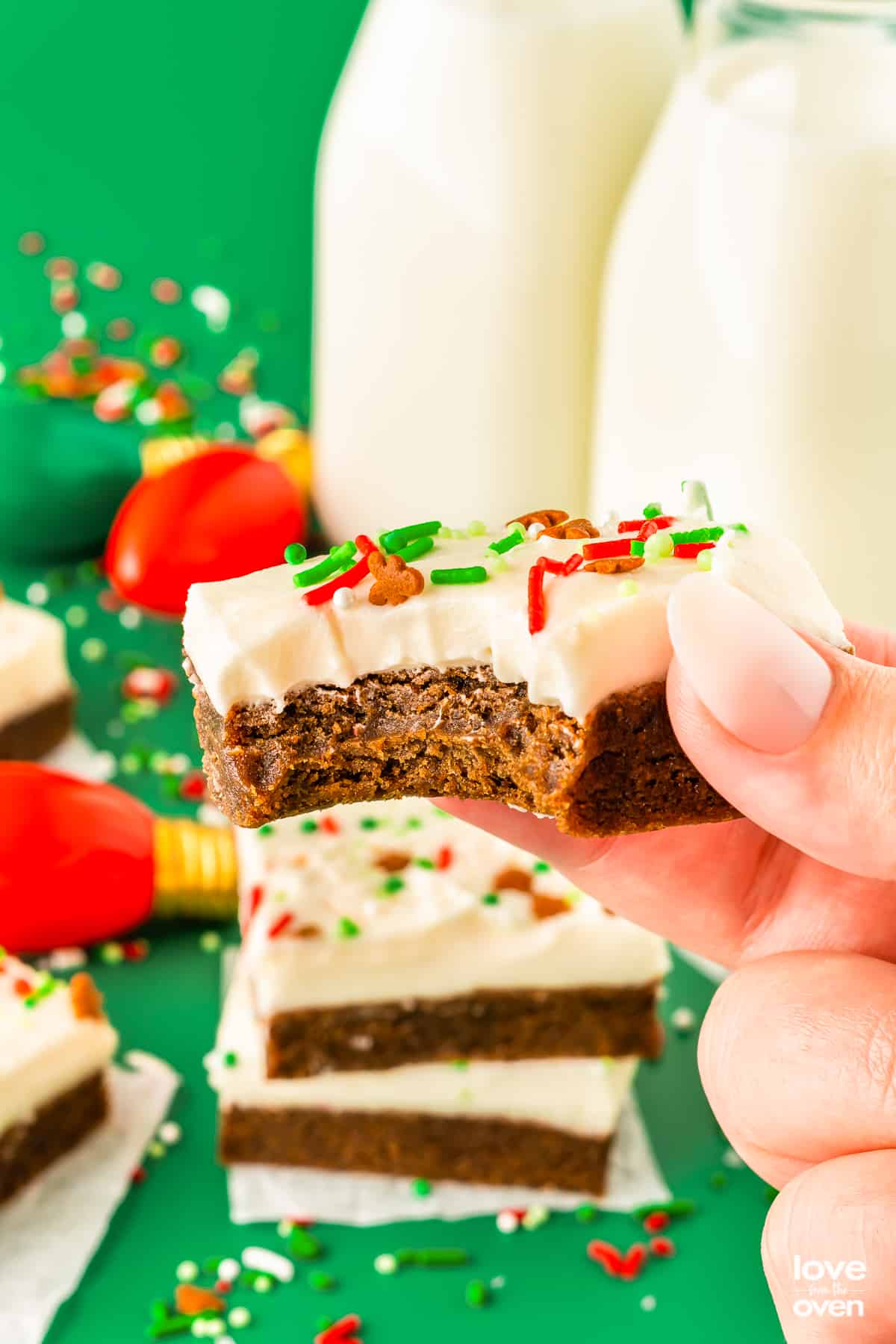 Gingerbread Bars • Love From The Oven