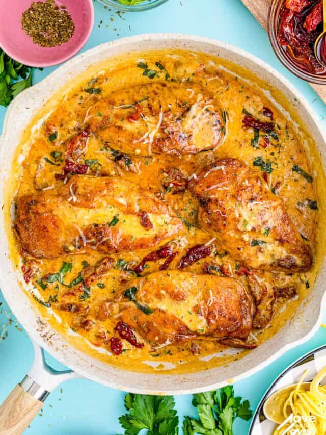 marry me chicken in a saucepan