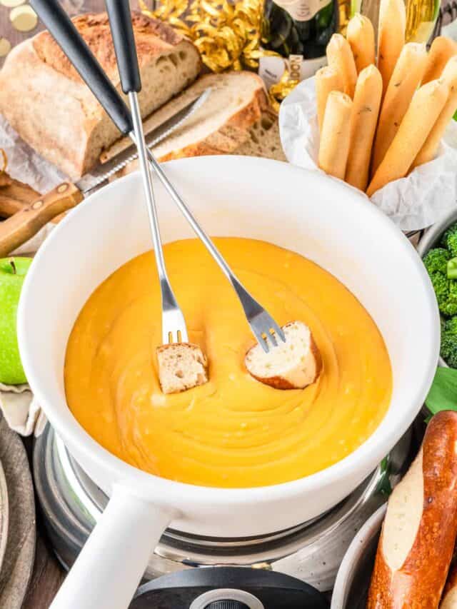 Melting Pot Cheese Fondue Recipe Story • Love From The Oven