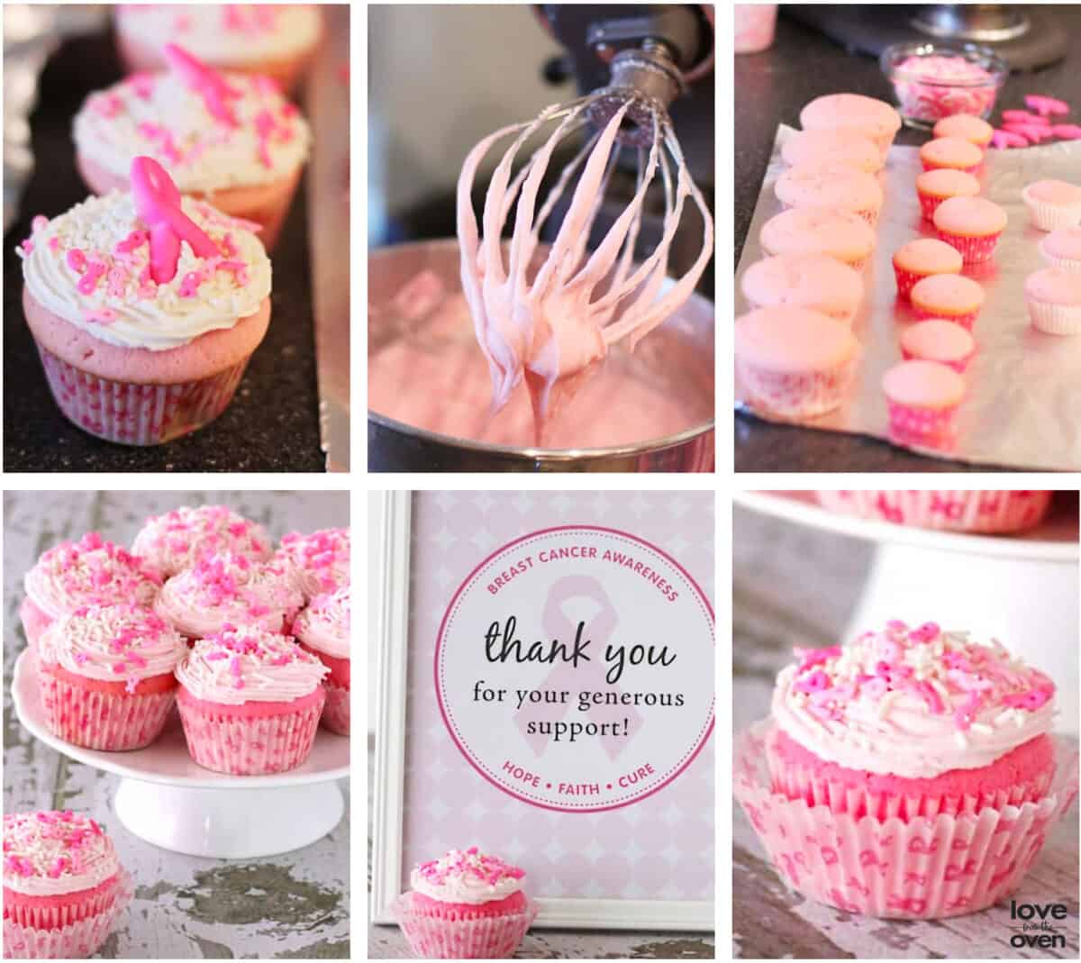 Pink Ribbon Pink Velvet Cupcakes • Sarahs Bake Studio